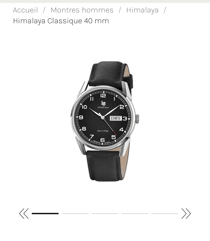 Lip Himalaya Quartz Jour Date